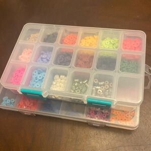 Multi-Color Beads and Storage Organizers